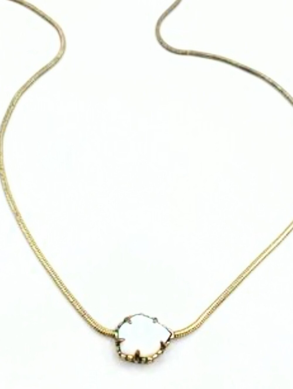 Kendra Scott Gold Logo Pendant Necklace